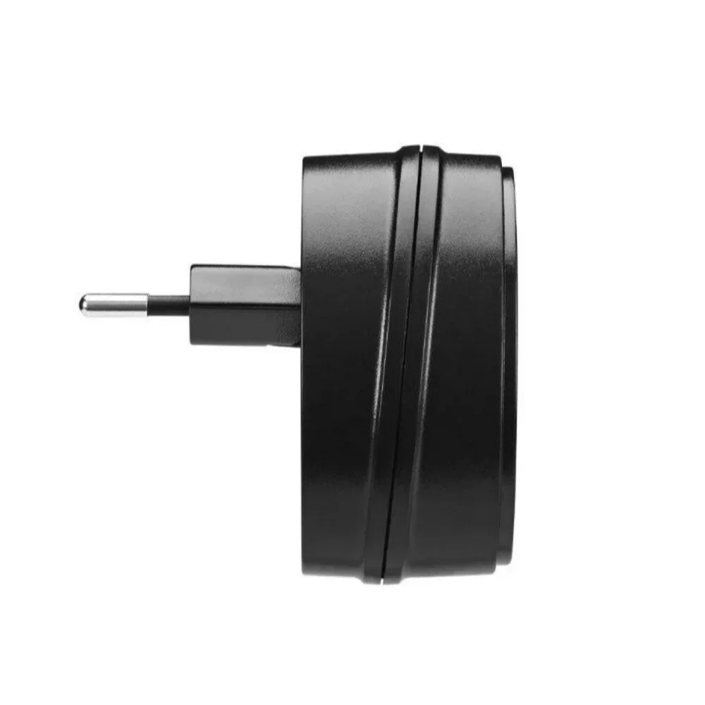 Travel Smart by Conair EU Adapter Plug with Outlet and 2 USB Ports